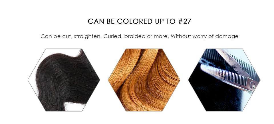 Aircabin бразильские волнистые волосы человеческие волосы пряди человеческих Волосы remy из натуральных Цвет "-26" дюймов 1/3/4 шт./упак