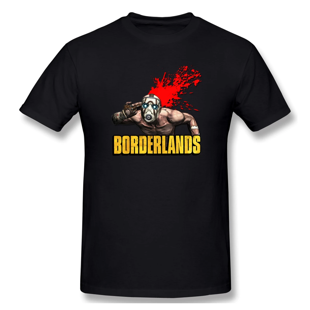 

2019 Men's Basic Short Sleeve T-Shirt 3D Print t shirt Borderlands Cotton Funny T-shirt homme Top Tees