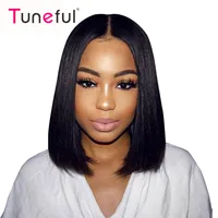 Bob Wigs Human Hair Wigs For Women 150% 13x1 T Part Bob Lace Front Wigs Straight Brazilian Remy Lace Frontal Human Hair Wigs