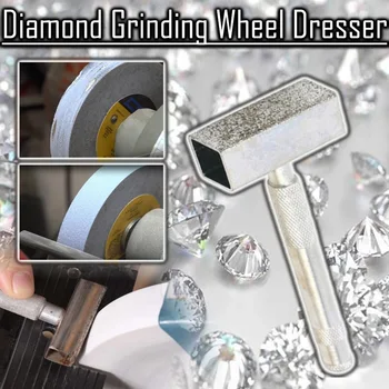 

Handheld Diamond Stone Dresser Tool Grinding Wheel Dresser Truing Grinding Deburring Dressing Lathe Wheel Clean Disc Tool