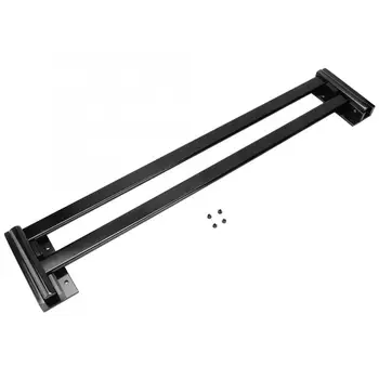 

Foldable Wall Mounted Double Towel Holder Hanging Rack Shelves Rack Bathroom Supplies