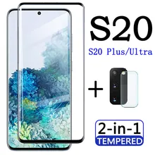 2in1 verre de protection pour Samsung Galaxy s20 s20plus s20ultra protecteur d'écran objectif de caméra Flim s 20 plus verre ultra trempé