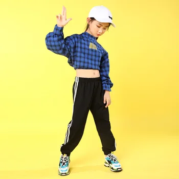 

Ballroom Dancing Costumes Competition Show Fashion Hip Hop Kids Jazz Dance Costumes for Girls Boys Street Wear Dancewear Outfits