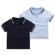 Летняя футболка с отложным воротником для родителей и детей, школьная форма для детского сада, индивидуальная Деловая одежда, рекламная одежда