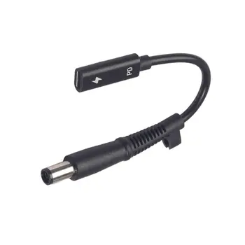 

Type-c to 7.4mmx5.0mm Power Supply Cable Adapter Converter for H-P Series Notebook Laptop 411S G4 CQ40 CQ42 CQ35 DV4