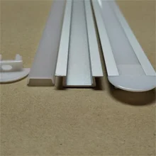 

3.3ft/1Meter/PCS U Shape Aluminum Channels with Diffuser, End Caps and Mounting Clips LED Strip Channel