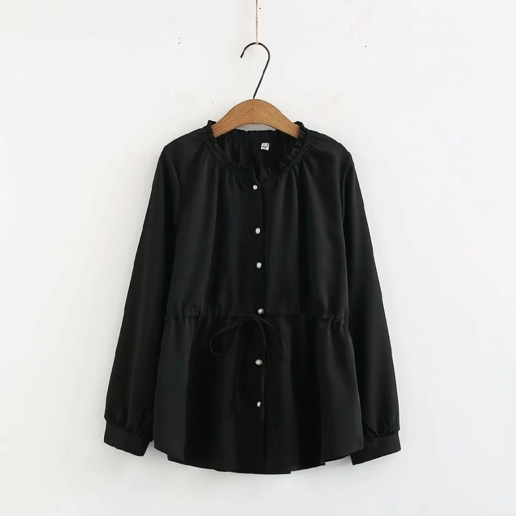 

Plus Size XL-3XL Vrouwen Blouse Lange mouwen Plaid Blusas vrouwen Shirts Officewear Tops