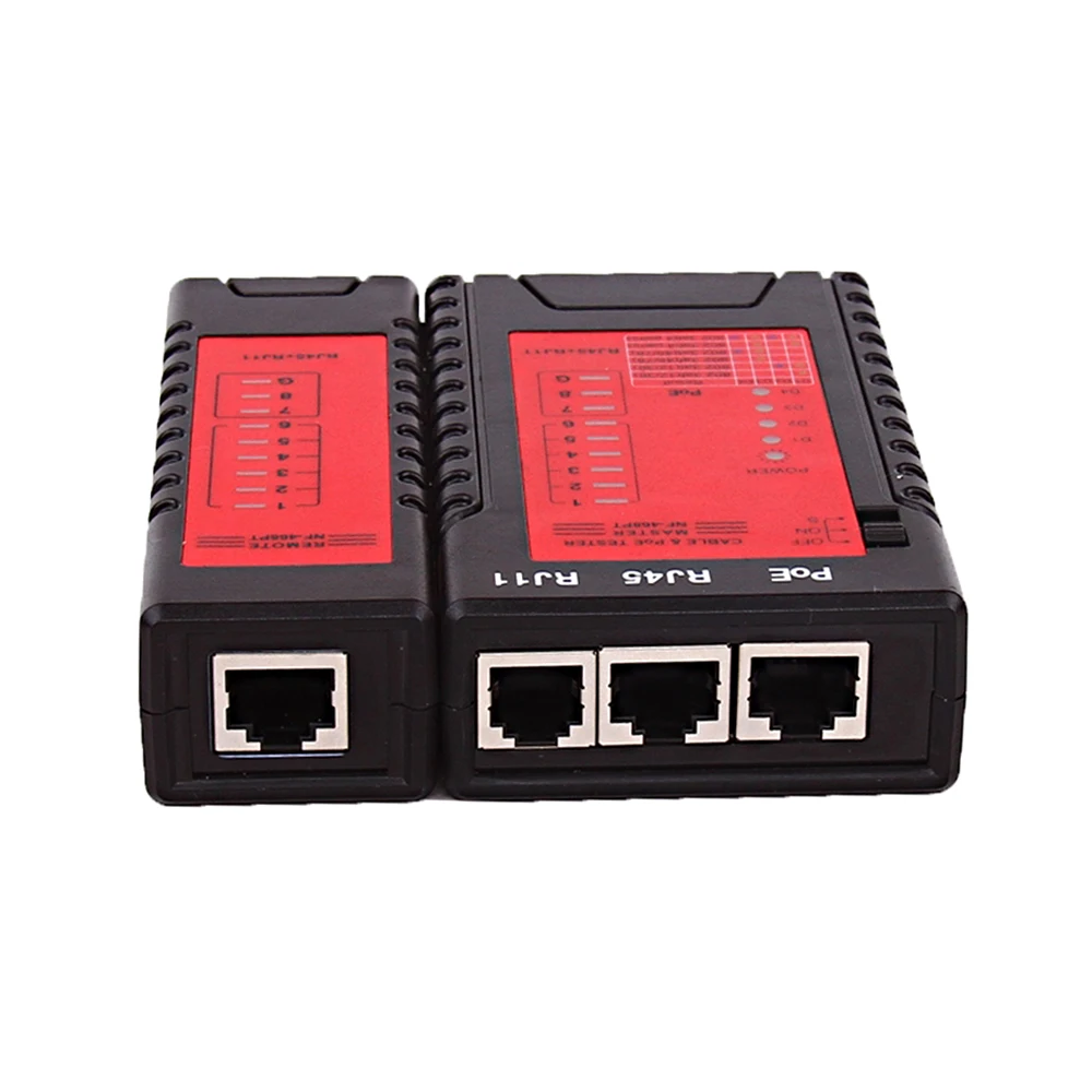 NF 468PF сетевой кабель тестер RJ45 RJ11 PoE переключатель для Ethernet LAN стационарный