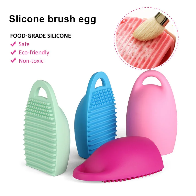 

1PC Silicone Makeup Brush Cleaner Convenient Silicone Make up Brushes Washing Cleanser Scrubber Board Cleaning Tool