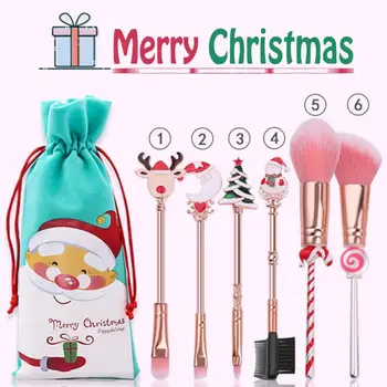 

Hot Cosmetic Brush Maquillaje Maquiagem Makeup 5/6 Pcs Brushes Set Powder Foundation Eye Shadow Eyeliner Lip Brush TSLM2