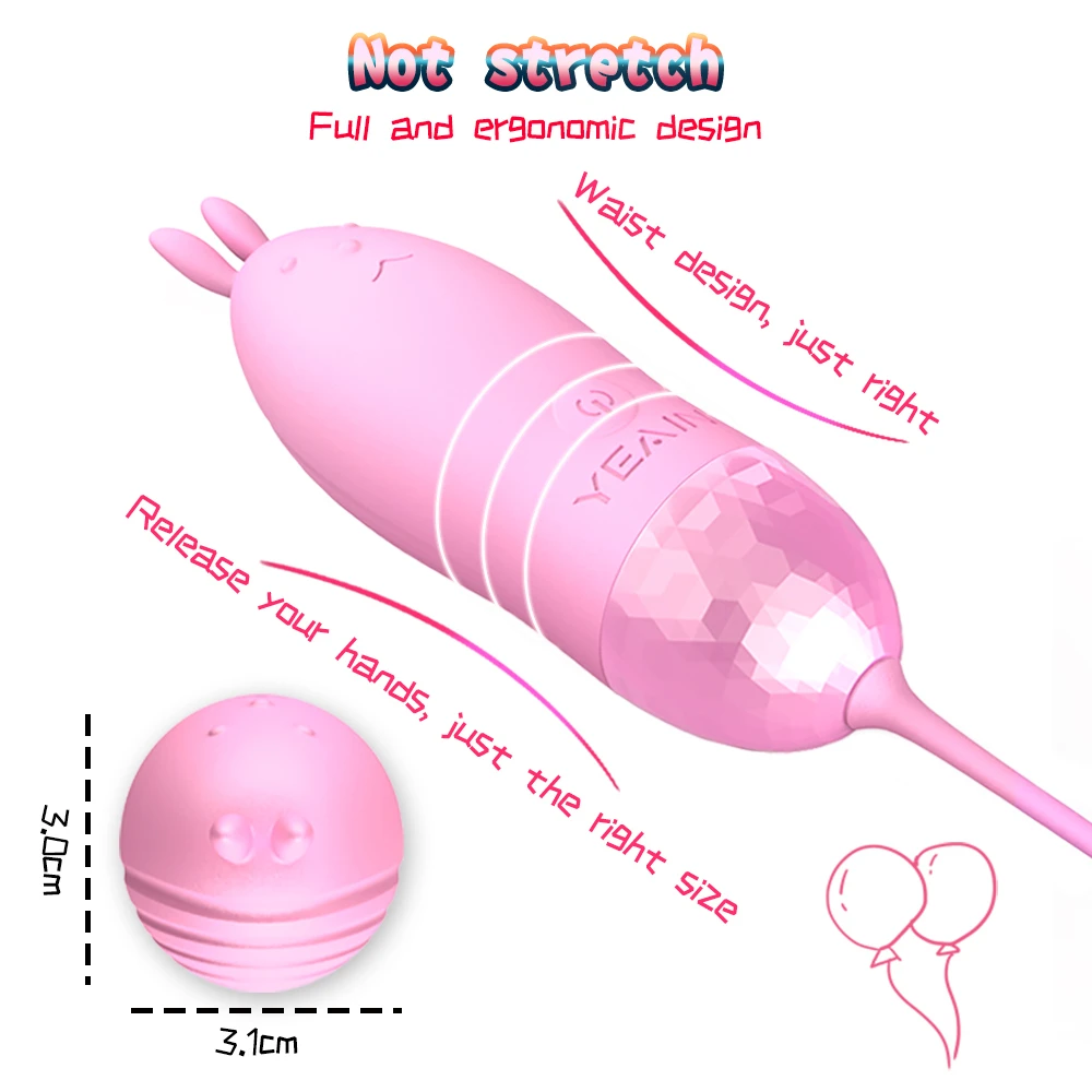 Leistungsstarker Kugelvibrator, Klitorisvibrator mit 10 Modi, tragbarer Mini-Taschenstimulator, G-Punkt-Klitoris_voghion.com