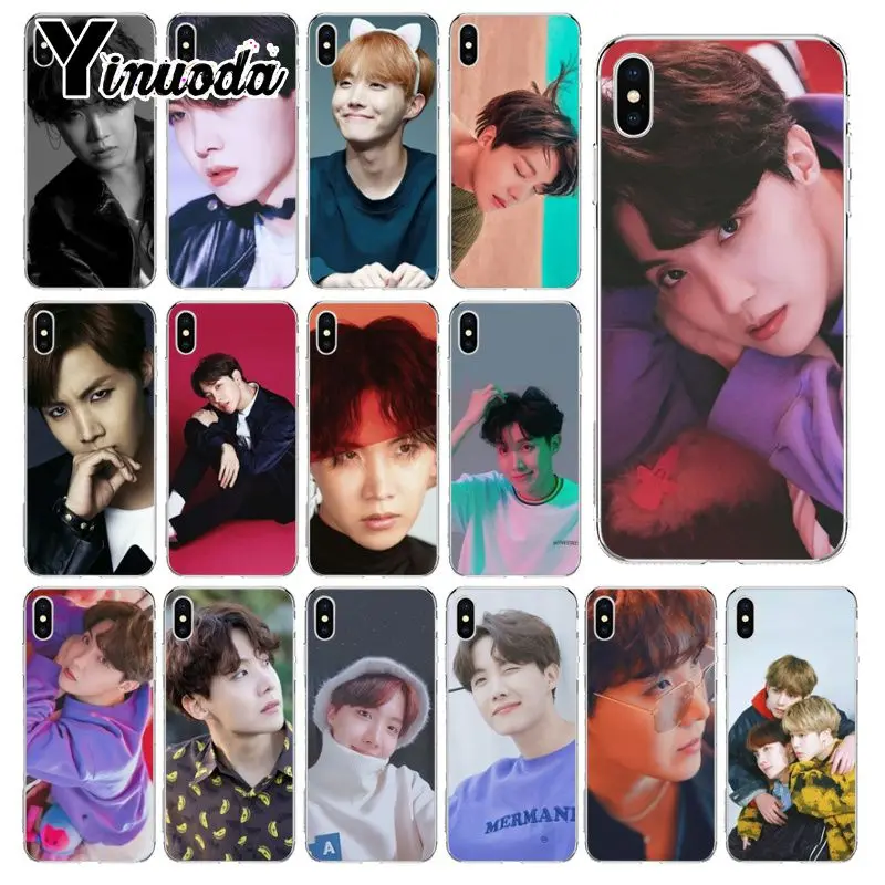 

Yinuoda Korea KPOP Hip Hop j hope Jung Hoseok Coque Shell Phone Case for Apple iPhone 8 7 6 6S Plus X XS MAX 5 5S SE XR Cover