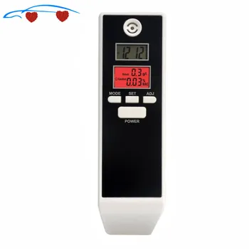

New Dual Display Screens Digital Breath Alcohol Tester Auto Off Time And Temperature Display With Audible Alert Mouth Piece Hot