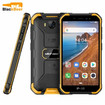 Перейти на Алиэкспресс и купить Ulefone Armor X6 3G прочный мобильный телефон IP68/IP69K водонепроницаемый смартфон 5,0 дюйма MT6580 четырехъядерный 2 Гб 16 Гб мобильный телефон Face ID