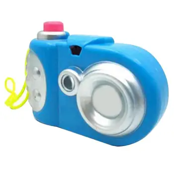 

Children Mini Cartoon Plastic 8 Different Light Patterns Simulation Camera Shaped Kids Funny Educational Projector Toys