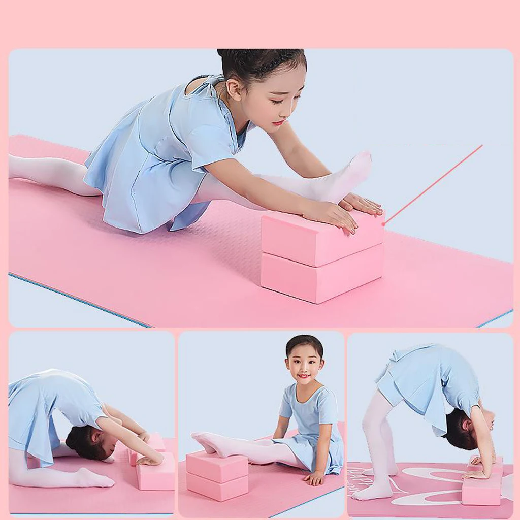 Yoga Block Child Dancing Beginner Foam Brick Workout Training Home Gym Exercise Foam Brick for Workout Training Body Building
