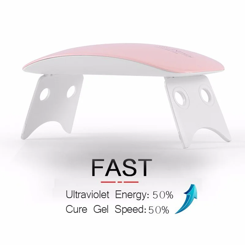 Мини-светодиодный ПА для сушки гель-лака 6 Вт порт Micro USB | Красота и здоровье