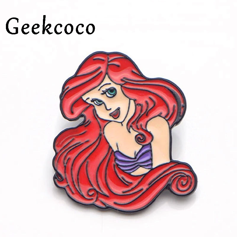 Geekcoco модная Эмаль Булавка мультфильм Милая брошь коллекция металлическая брошь значок Броши для женщин мужчин Ювелирные изделия Подарки J0575 - Окраска металла: 1