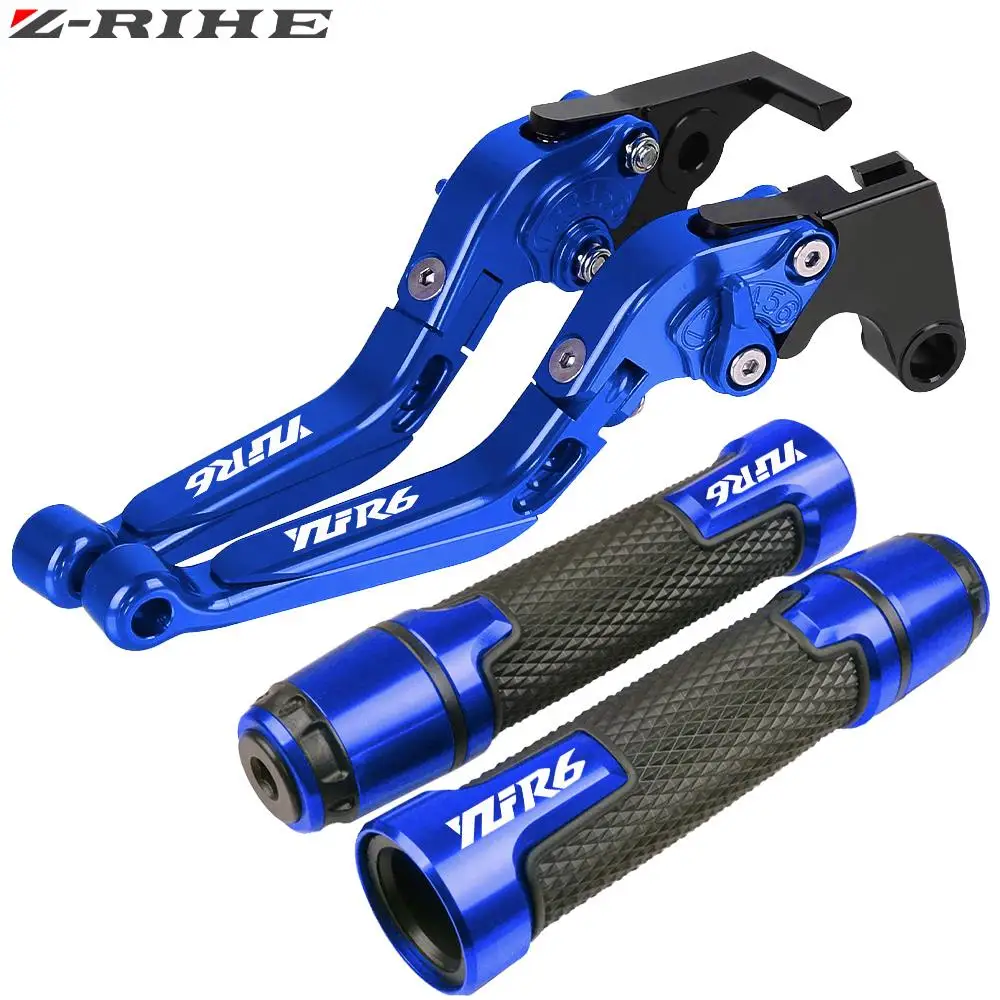 

YZFR6 LOGO рычаги тормозной муфты мотоцикла 78 ''ручки руля ручки для YAMAHA YZF R6 1999 2000 2001 2002 2003 2004