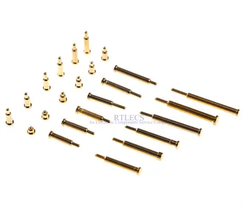 

100pcs SMT Spring Pogo Pin Connector 2.0 mm Diameter Solder PCB Pad Height 2.0 2.5 3 3.5 4 5 5.5 6 7 8 9 10 12 14 16.5 18 mm SMD