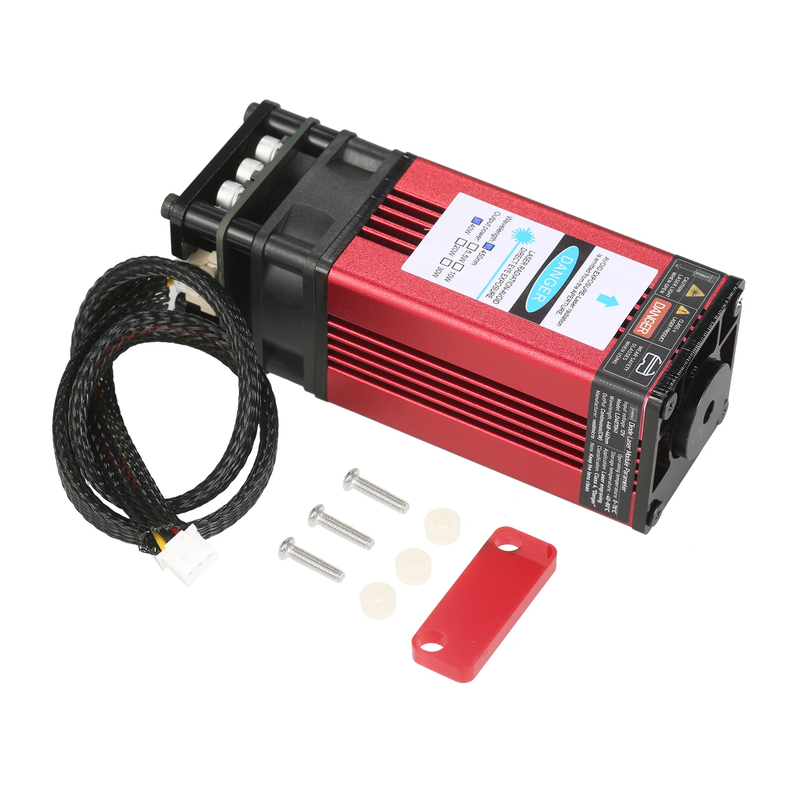 40/30/20/10/5.5W 450nm Laser Module Laser Head Blue Lase for Laser Engraving Machine Wood Marking Cutting Tool Engraving Head harbor freight woodworking bench