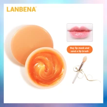 LANBENA, скраб для губ, маска для губ, маска для сна, бальзам для губ, отшелушивающий крем для губ, увлажняющий, питание восстановление, тонкие линии, корейский Уход за губами
