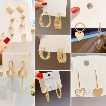 

30 Paris/lot novelty fashion women alloy earring lot vintage style cool design women jewelry earring wholesale 201030-119