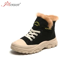 WinterCasualAthleticShoesStudent StyleWinterFlatChildren для ShoesLeatherMartin BootsSkidproofSoft SolesSnow сапоги