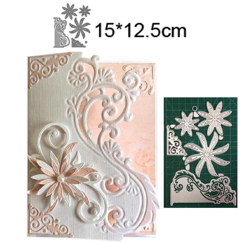 Lace DIY Metal Cutting Dies Stencil Scrapbook Embossing Handmade Card Gift Craft 