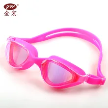 Профессиональные гоночные плавательные очки, повседневный универсальный стиль, высокое разрешение, водонепроницаемые, противотуманные, для мужчин и женщин, большая коробка, спортсмены, Swi