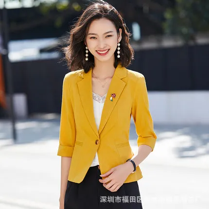 

White Small Suit Coat Women's 2020 Spring And Summer New Style Korean-style Fashion Elegant Short Casual Versatile Thin Suit