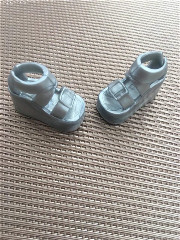 Blythy Puppe Stiefel Puppe Dekore 1/6 Blyth Puppe Schwarz Kaffee Blau Weiß Silber Sandalen Schuhe Kinder DIY Dressing Spielzeug Mode Schuh – Detail 17