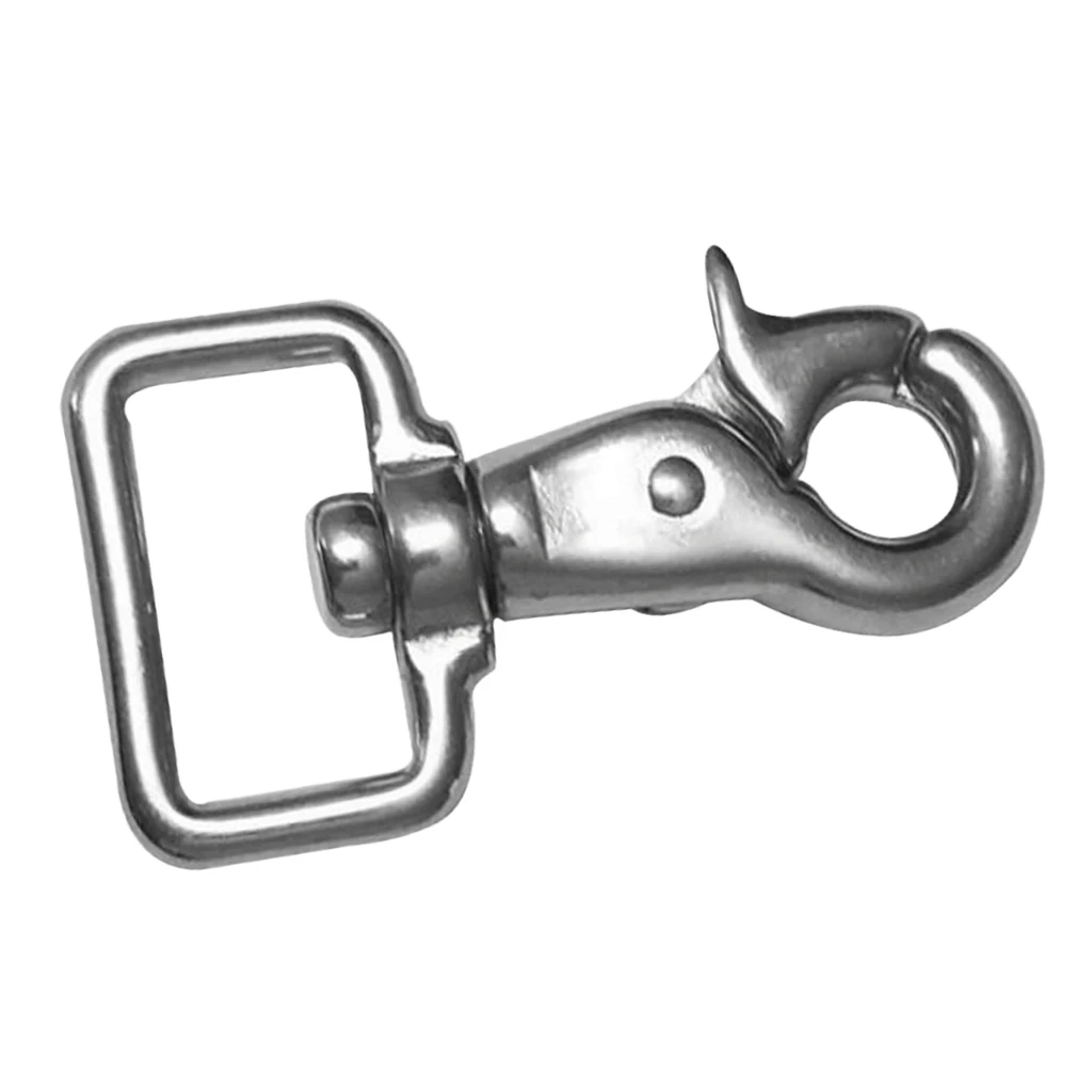 

Lobster Clasp Buckle Keyring Snap Hook Swivel Carabiner with Rectangular Hanging Hook 65x36mm