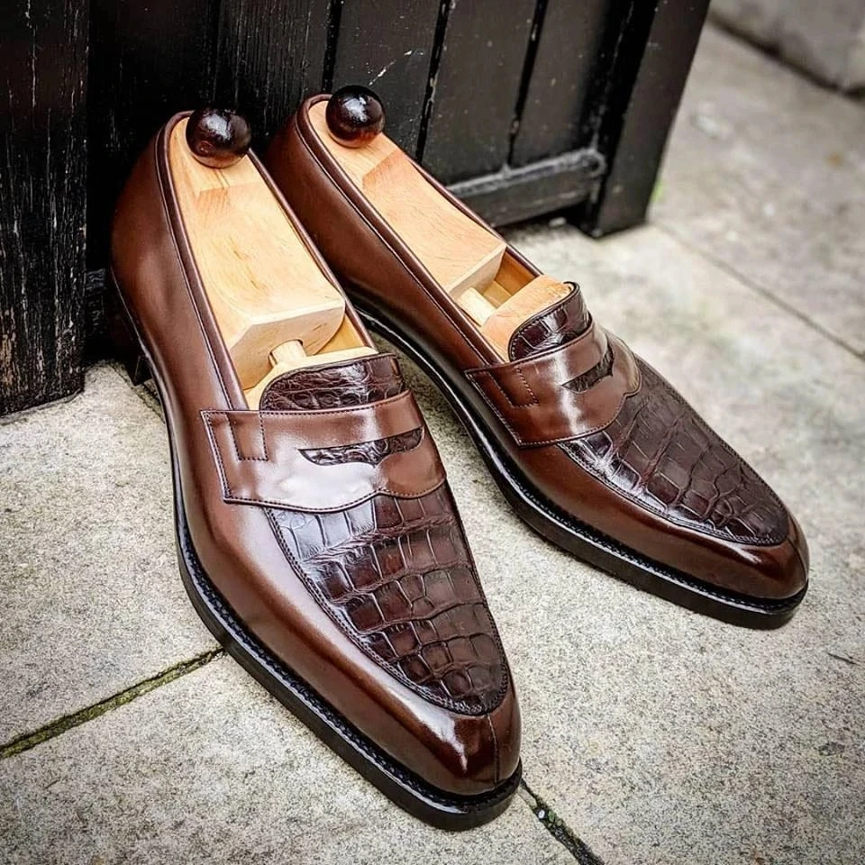 

Men PU Leather Fashion Shoes Low Heel Fringe Shoes Dress Shoes Brogue Shoes Spring Ankle Boots Vintage Classic Male Casual LP461