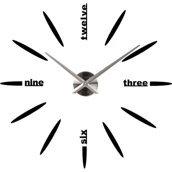 

New Home Decoration Big Mirror Wall Clock Modern Design 3D DIY Large Decorative Wall Clocks Watch Wall Unique Gift