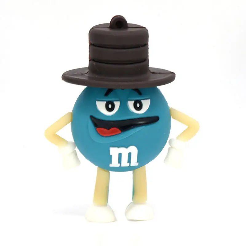 Cute-Cartoon-pendrive-128GB-M-m-s-Chocolate-M-Bean-Usb-Flash-Drive-4gb-8gb-16gb (2)