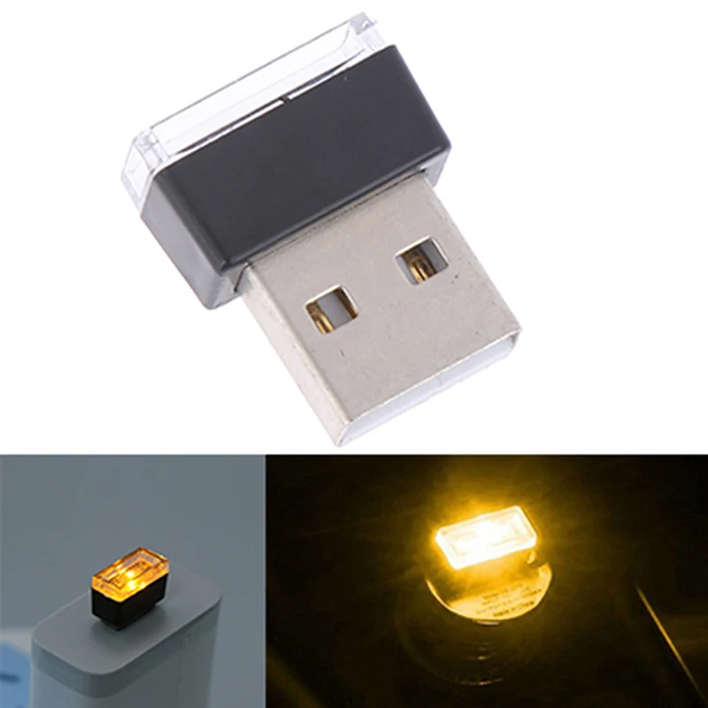 

1x USB Mini Car Interior Light LED Strip Flexible Neon Atmosphere Tube Neon Lamp