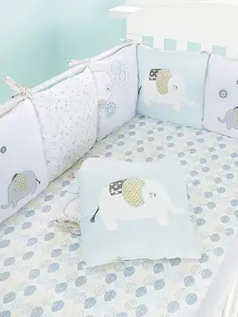 

Baby Bed Protector Crib Bumper Pads Baby Bed Bumper In The Crib Cot Bumper Safety Cotton Blend Baby Bedding Set Rail