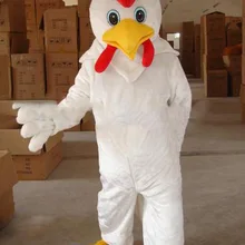 Белый костюм-талисман курица, костюмы для косплея, вечерние костюмы для игр, одежда для карнавала, Хэллоуина, Рождества, Пасхи для взрослых