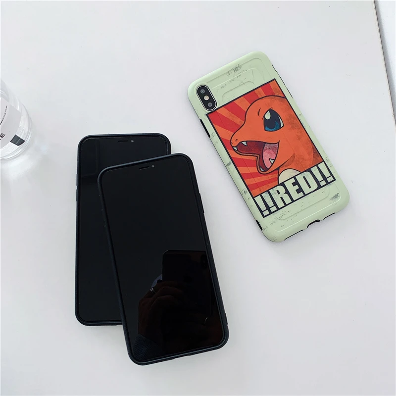 Чехлы для телефонов Iphone 11pro Max чехол Charmander Pokemon аниме мягкий Cortex телефона Apple