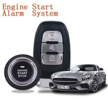 

Hot 12V Car Alarm Passive Keyless Entry Remote Start/Stop Engine System Central Lock Car Engine Start Stop Button Automotive PKE