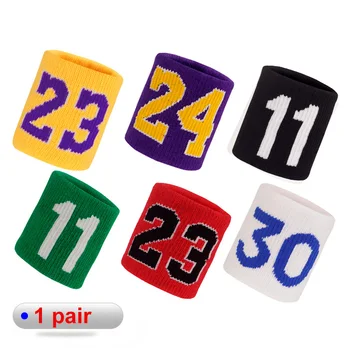 2 Stuks Professionele Katoen Polsbandjes Sport Zweetband Hand Band Zweet Polssteun Brace Wraps Tennis Badminton Basketbal Guard