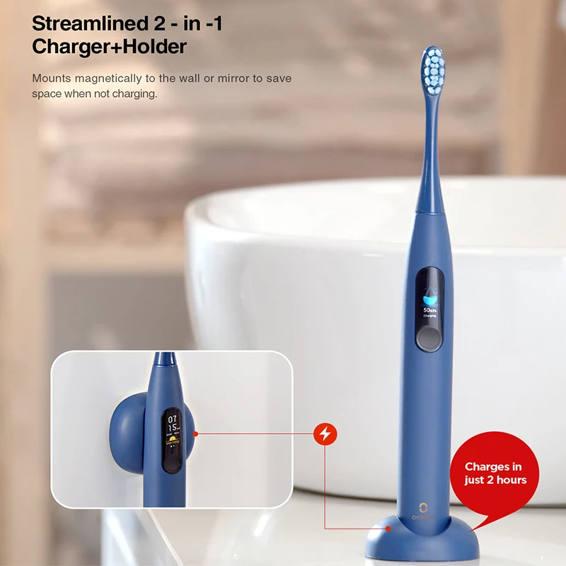 Global Version Oclean X Pro Sonic Electric Toothbrush Adults Smart Color Touch Screen Sonic Electric Tooth Brush App Control Global Version Oclean X Pro Sonic Electric Toothbrush Adults Smart Color Touch Screen Sonic Electric Tooth Brush App Control