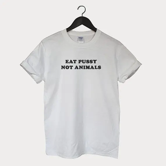 Футболка с карманом Eat pussy not animals веганская РУБАШКА УНИСЕКС принтом друзей