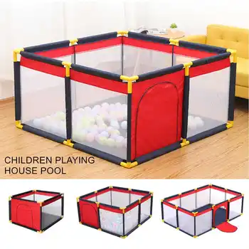 

S/M/L Children Playing House Baby Playpen Assembly Indoor Kids Toddler Game Balls Pool Fence Tent Folding Outdoor Toy Tents