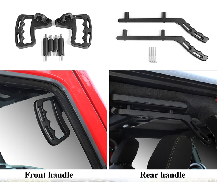 BAWA автомобильные подлокотники для Jeep Wrangler JK 2007- Авто Передние Задние ручки для Jeep Wrangler JK аксессуары для интерьера