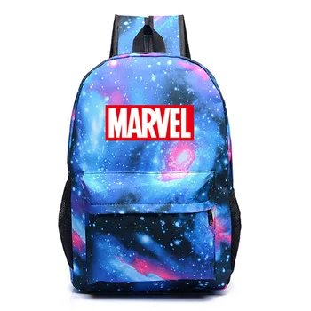 

2020 Multicolor Marvel Letter The Avengers Boy Girl School Bag Women Bagpack Teenagers Schoolbags Canvas Men Student Backpacks