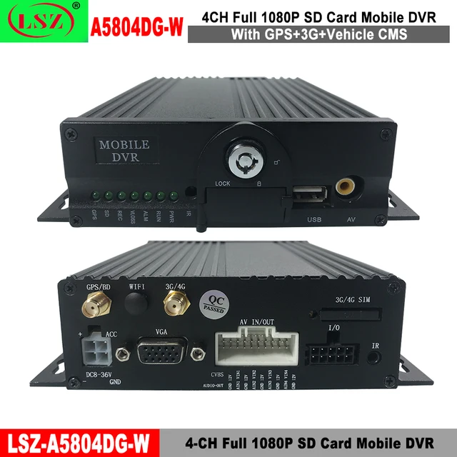 $US $110.77 LSZ Car system 4ch car dvr HD recorder SD card mobile dvr 3g gps mobile dvr