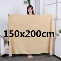 increase thickenSuper thick  microfiber bath towel, super soft, super absorbent and quick-drying, no fading 1