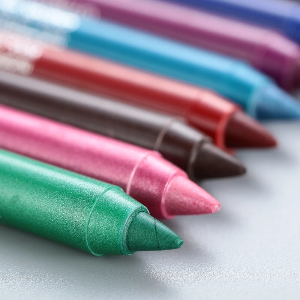 1pc Eyeliner Pen Highlighter Waterproof Eyeshadow Pencil Cosmetic Glitter EyeShadow Pen Cosmetic Glitter Eye Shadow Matte Eyelin eyeshadow pencil eyeshadow pen eyeliner pencil makeup pen eyeshadow eyeliner